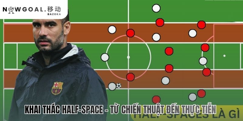 Half-space trong bóng đá là gì? cách khai thác hiệu quả qua di chuyển